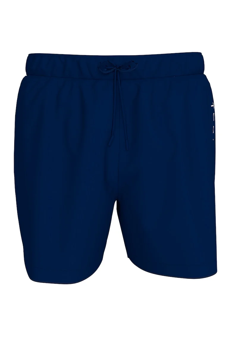 Pantaloni scurti de baie cu talie ajustabila, Albastru indigo