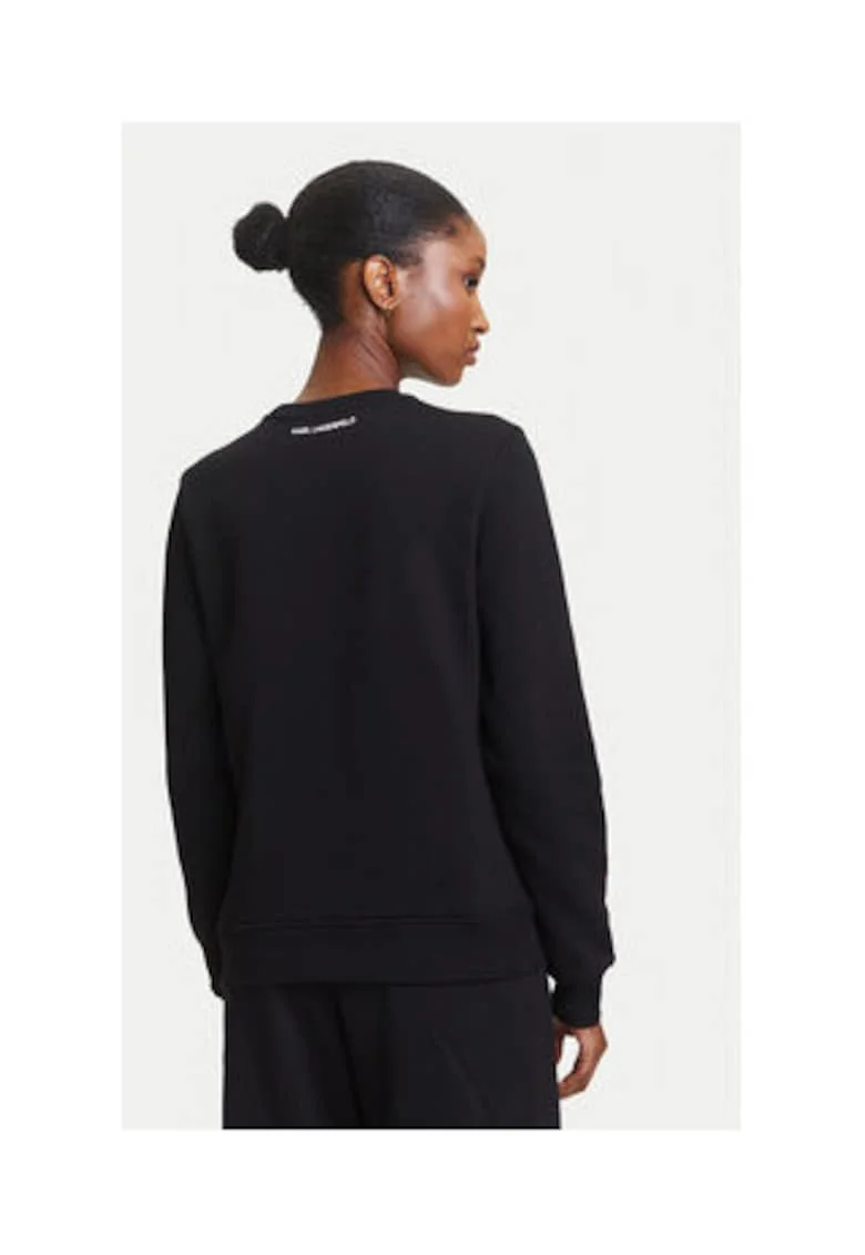 Bluza Dama,  Negru, 90% bumbac organic, 10% poliester reciclat,