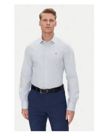 Camasa Barbati,  Albastru deschis, 97% bumbac, 3% elastan