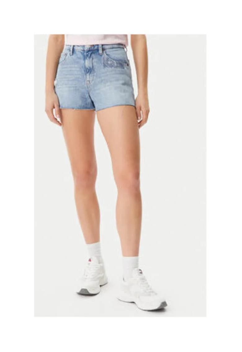 Pantaloni scurti din denim,  albastru, bumbac/bumbac reciclat,