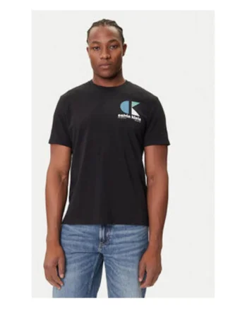 Tricou barbati,  negru, 100% bumbac