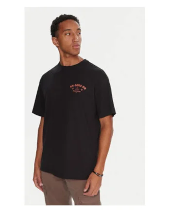 Tricou barbati,  negru, 75% bumbac, 25% bumbac reciclat,