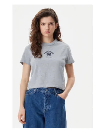 Tricou pentru femei,  bumbac, gri,