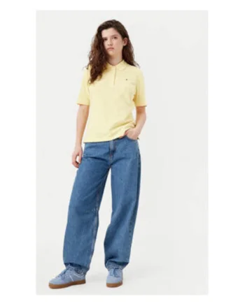 Tricou Polo Dama,  Galben, 96% bumbac,