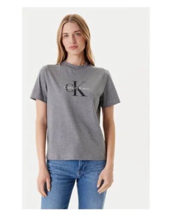 Tricou dama,  gri, bumbac
