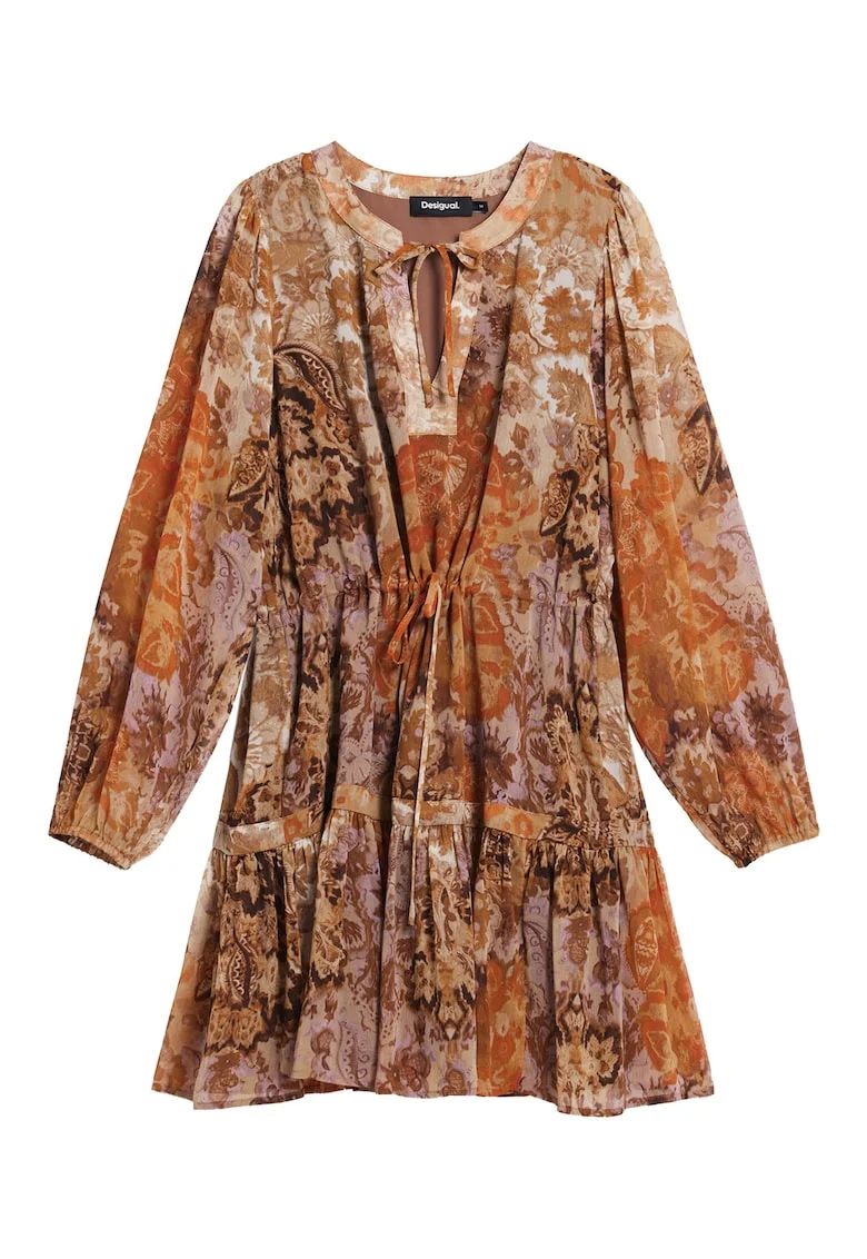 Rochie casual Femei,  portocalie, 100% poliester