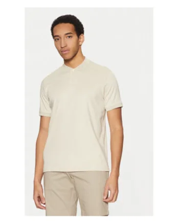 Tricou barbati,  bumbac organic, bej,