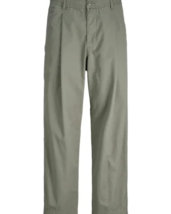 Pantaloni Barbati, Jack Jones, bumbac, verde,