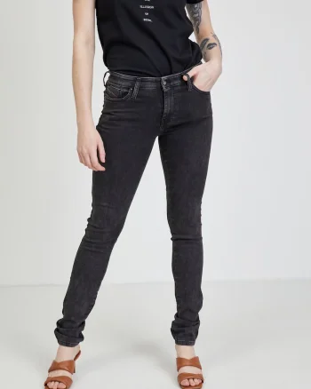 Blugi slim fit cu amestec de modal,