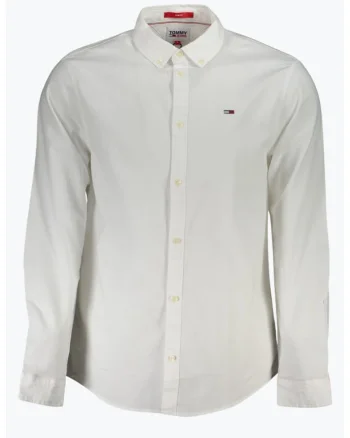 Camasa barbati Oxford cu croiala Slim fit alb 62192, Alb