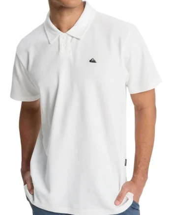 Tricou polo din bumbac cu logo discret pe piept