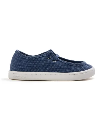 Pantofi boat din material textil Bulh, Albastru cobalt