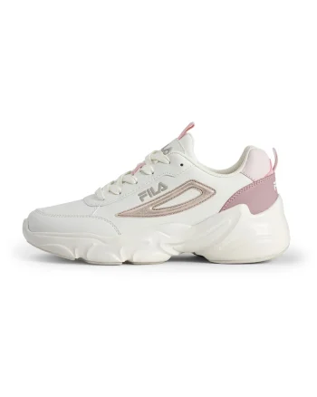 Pantofi sport cu insertii de plasa Felice, Lila pal/Crem