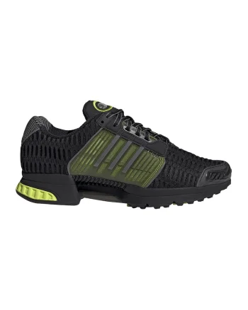 Pantofi sport Climacool 1 low-cut din plasa, Negru/Gri/Galben