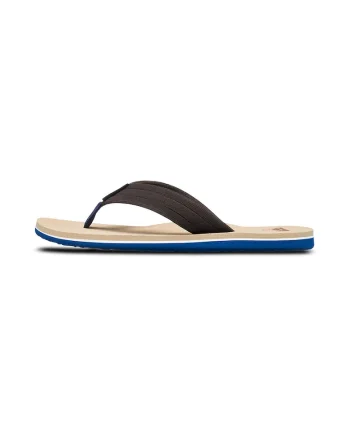 Papuci flip-flop Molokai Layback, Maro/Albastru