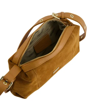 Geanta de umar  piele naturala maro 31x19x8,5 cm