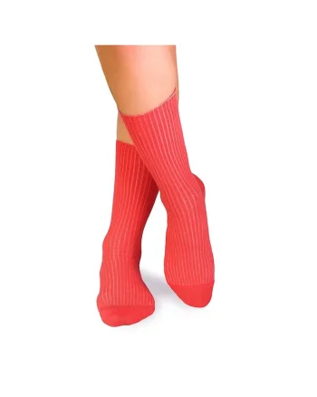 Sosete bumbac lungi fara elastic Coral