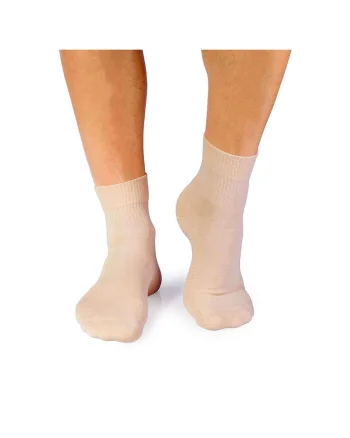 Sosete bumbac organic bej cu buburuza si trifoi Active Day