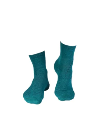 Sosete din in si bumbac LINEN SNEAKER SOCKS Albastru petrol