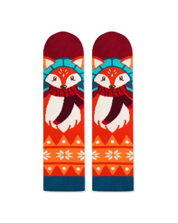 Sosete bambus de craciun Comfort Feet Socks CHRISTMAS FOX