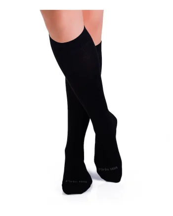 Sosete bambus 3/4 Comfort Feet Negru