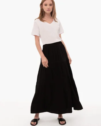 Fusta  G-Flavia negru, Negru
