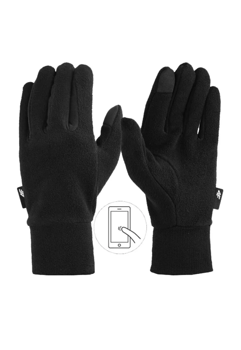Manusi unisex  Poliester, Negru, XS INTL