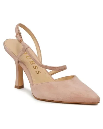Pantofi eleganti cu toc  Piele naturala, Bej,