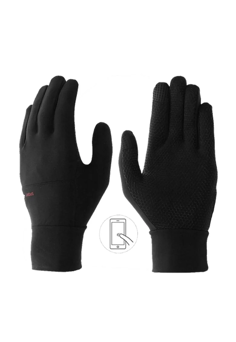 Manusi unisex  Poliester, Negru, XS INTL