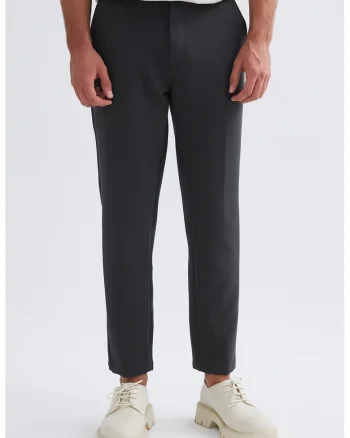 Pantaloni chino slim fit, Gri inchis