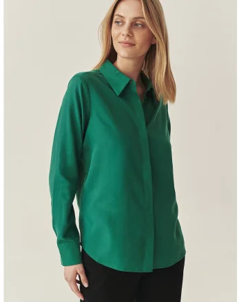 Camasa uni Nikali, Verde aquamarin