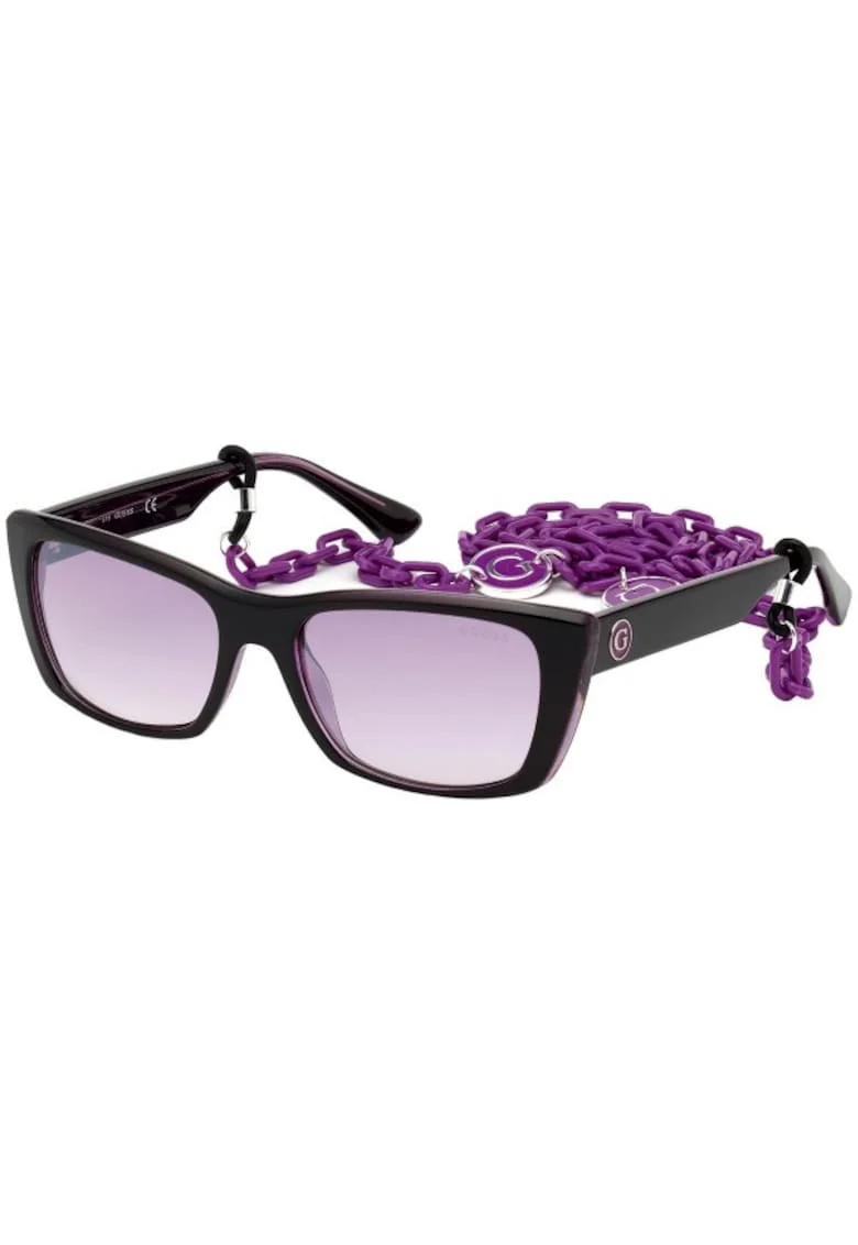 Ochelari de soare dama  GU7652 53 05Z, purpuriu/neagra