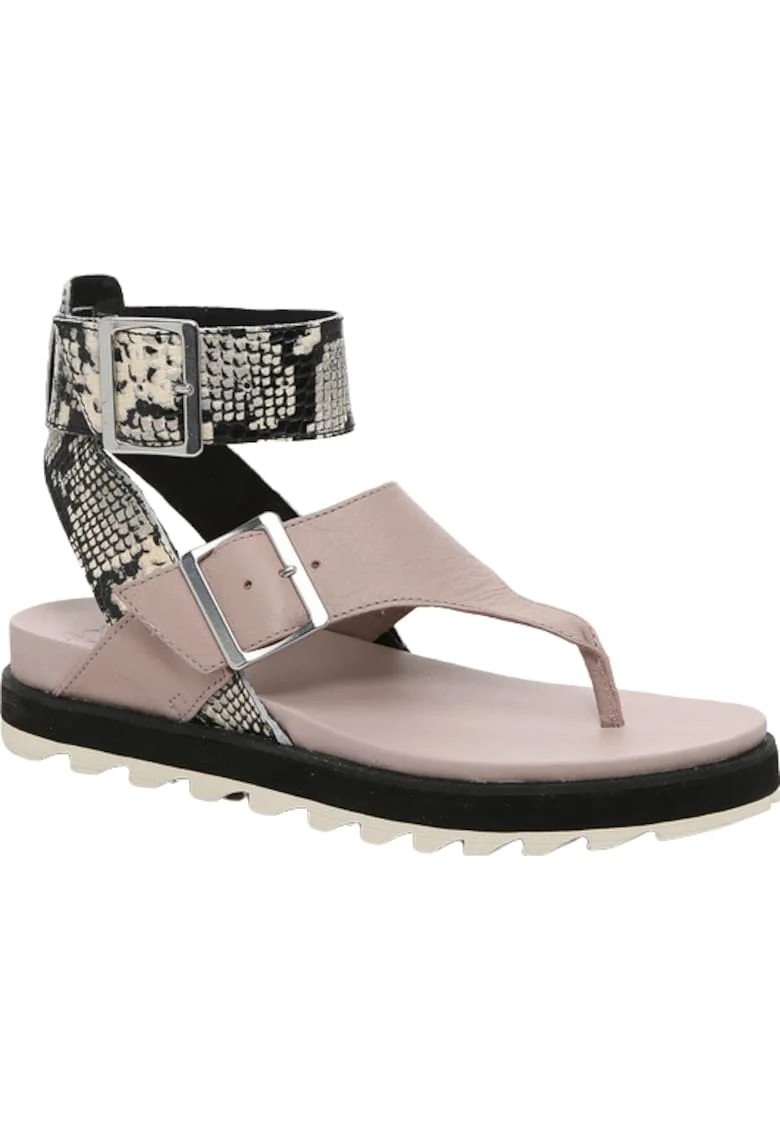 Sandale dama  Piele naturala, Multicolor, Multicolor