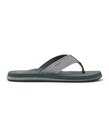 Papuci flip-flop cu logo The Layback, Gri deschis