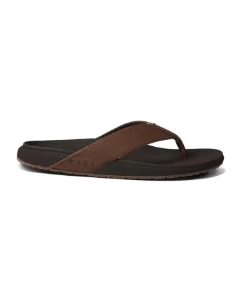 Papuci flip-flop cu model uni The Raglan, Maro inchis