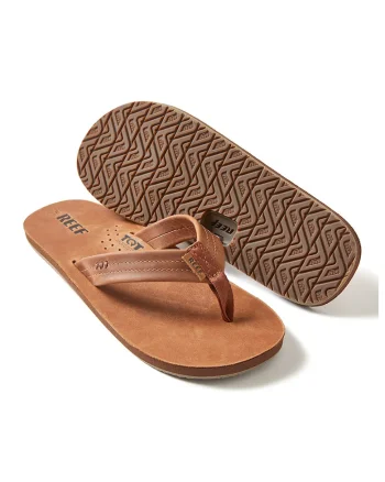 Papuci flip-flop din piele Draftsmen, Maro Siena