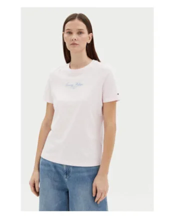 Tricou Dama,  Roz, 100% bumbac,