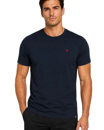 Tricou cu detaliu logo pe piept