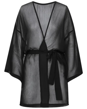 Halat de plaja dama Tango  negru, Negru