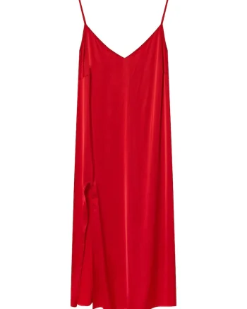 Camasa de noapte satin rosu Jelly, Uni