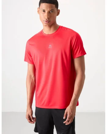 Tricou  barbati, rosu, 100% poliester