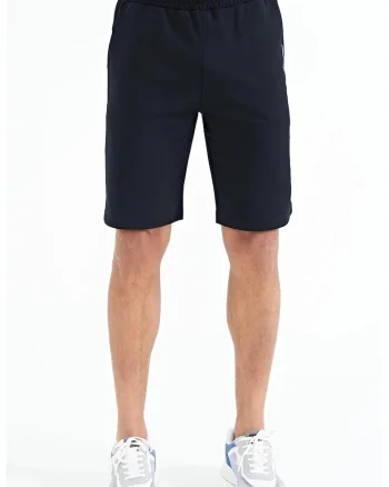 Pantaloni scurti, Barbati, Pantaloni scurti de trening din fleece TOMMY barbati, Albastru marin,