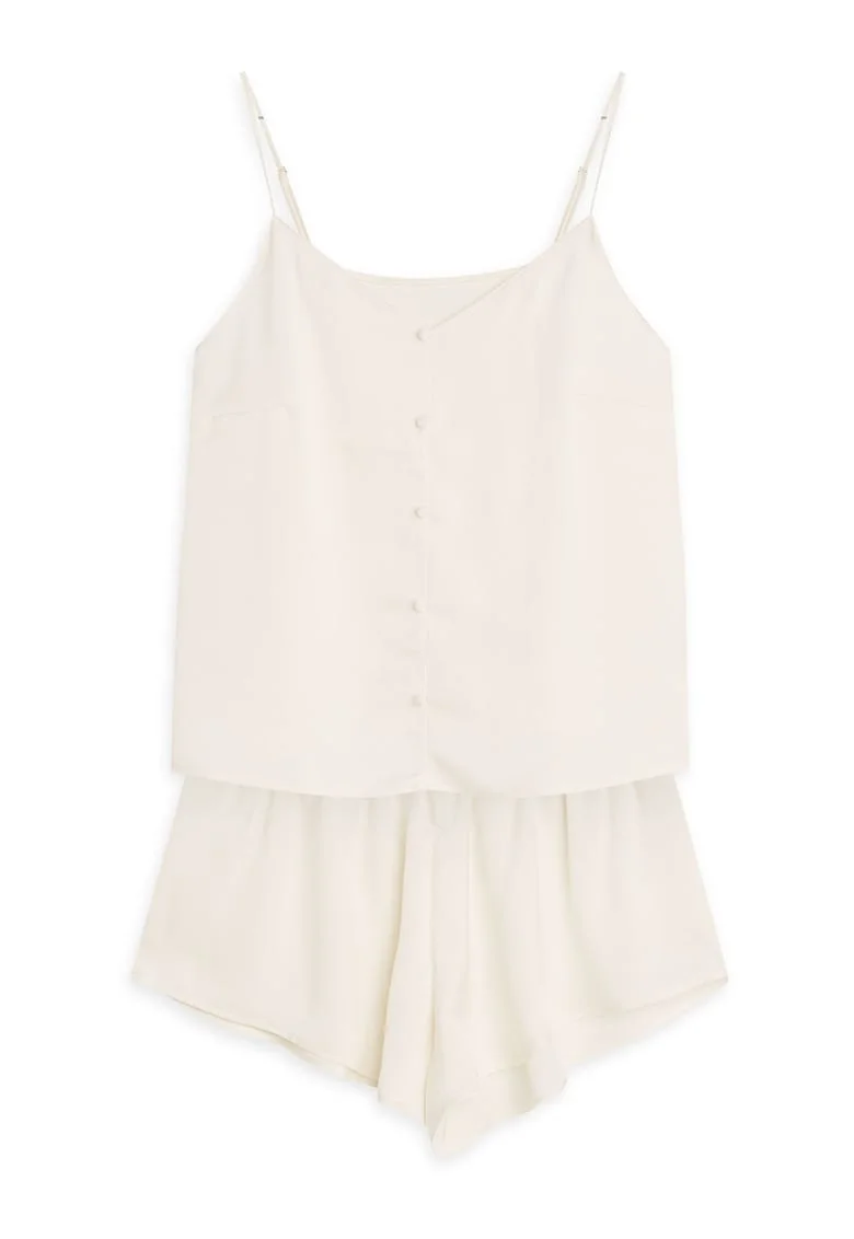Pijama dama, alb crem, Rhone, Uni