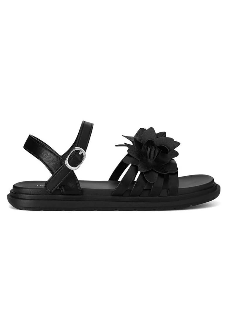 Sandale copii,  590559, Sintetic, Negru,