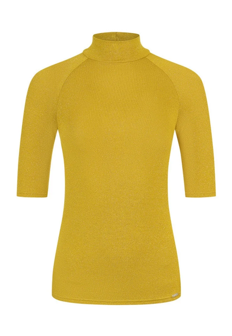 Bluza din jerseu cu insertii de lurex