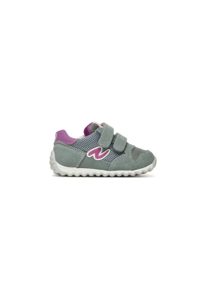 Adidasi fete  NATURINO SAMMY 2 VL., Piele naturala, Verde