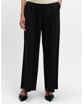 Pantaloni cu croiala ampla, Negru