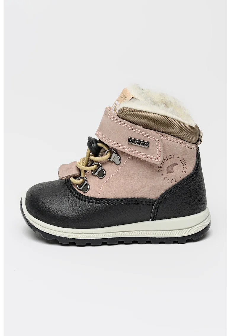 Ghete de iarna cu tehnologie Gore-Tex, Negru/Lila pal