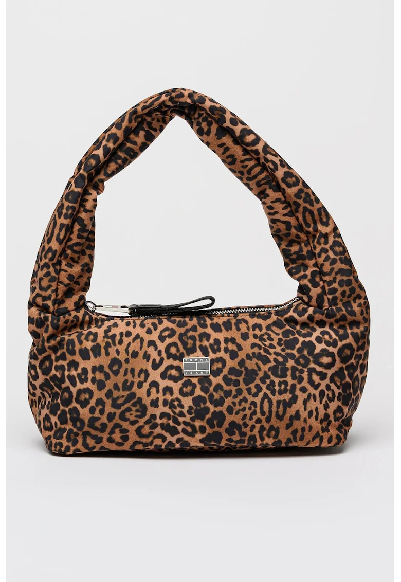 Geanta cu animal print, Maro inchis/Maro deschis