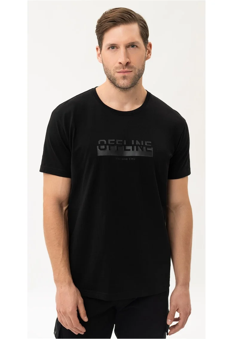 Tricou  T-Often pentru barbati din bumbac, Comfort Fit, negru, Negru